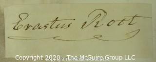 Collection of 19th c autographs