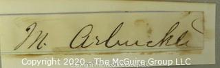 Collection of 19th c autographs