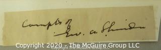 Collection of 19th c autographs