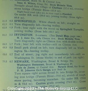 The Automobile Official 1911 Blue Book Volume 1, New York & Canada