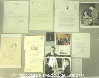 Collection of Political Ephemera Including John F. & Jackie Kennedy & Ronald Reagan. See all images