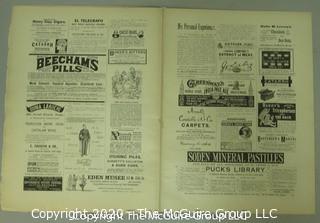 Ephemera: Historical: Political: Puck Magazine 1884