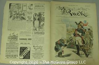 Ephemera: Historical: Political: Puck Magazine 1884