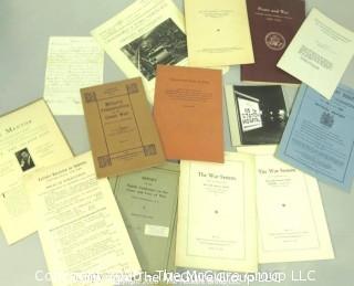 Collection of Military Ephemera & Publications including works by Ralph Stimson