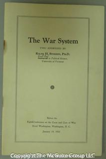 Collection of Military Ephemera & Publications including works by Ralph Stimson