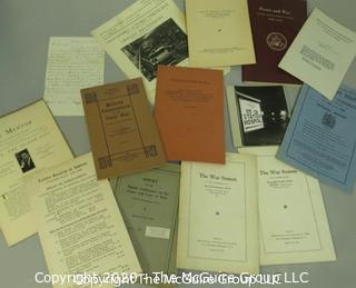 Collection of Military Ephemera & Publications including works by Ralph Stimson