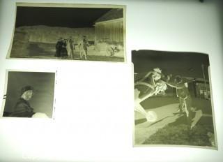 Collection of film negatives including Gary Cooper and Mayor LaGuardia