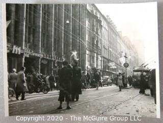 Group of Black & White WW II Photographs and Facsimiles. 