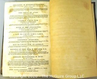 1853 The Key To Uncle Tom's Cabin, Facts and Documents Upon Which the Story is Founded by Harriet Beecher Stowe.  FIRST EDITION. 
