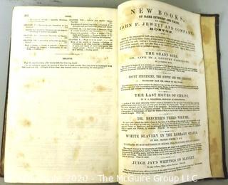 1853 The Key To Uncle Tom's Cabin, Facts and Documents Upon Which the Story is Founded by Harriet Beecher Stowe.  FIRST EDITION. 
