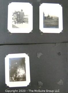 1920's Family Photo Album with Black & White Pictures of Travel from Buenes Aires to California. 