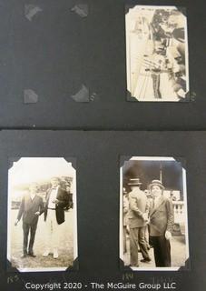 1920's Family Photo Album with Black & White Pictures of Travel from Buenes Aires to California. 