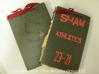 Two 1923 - 1924 Handmade Scrap Books for Shaw High School Sports Teams, Cleveland OH (updated 7/28/20)