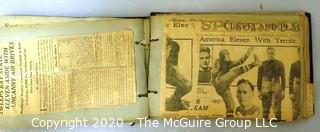 Two 1923 - 1924 Handmade Scrap Books for Shaw High School Sports Teams, Cleveland OH (updated 7/28/20)