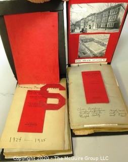 Two 1923 - 1924 Handmade Scrap Books for Shaw High School Sports Teams, Cleveland OH (updated 7/28/20)