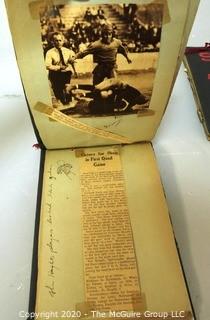 Two 1923 - 1924 Handmade Scrap Books for Shaw High School Sports Teams, Cleveland OH (updated 7/28/20)