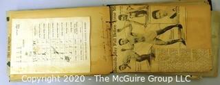 Two 1923 - 1924 Handmade Scrap Books for Shaw High School Sports Teams, Cleveland OH (updated 7/28/20)