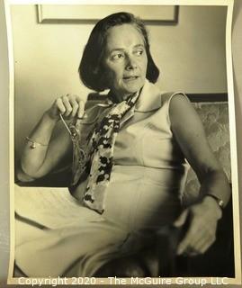 1975 Black & White Photo of Katharine Graham, publisher of the Washington Post, post-Watergate by Doug Chevalier.