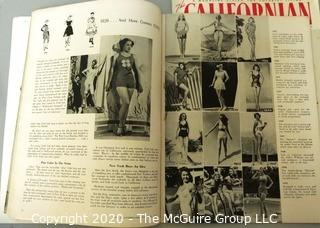 Two 1952 The Californian Magazines - Fashion, Art & Leisure. 