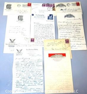 Collectible: Ephemera: personal letters on interesting letterheads see all photos