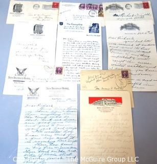 Collectible: Ephemera: personal letters on interesting letterheads see all photos