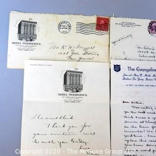 Collectible: Ephemera: personal letters on interesting letterheads see all photos