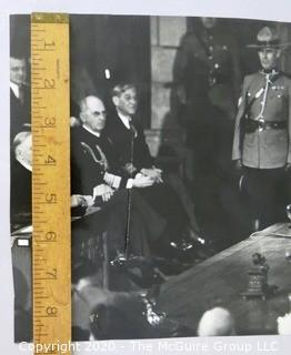 Photograph: Historical: 1947: President Truman addresses Canadian Parliament (source photographer unknown)