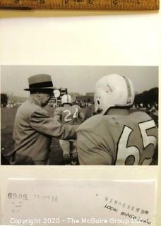 Photo: Historical: College Football: Coach John Micheloson of the Pitt Panthers  from Oct 1956 story in Look Magazine.