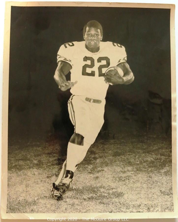 The McGuire Group LLC - Auction: TMG Online Auction This Week; Ends  Thursday, July 30 at 9pm ITEM: Photo: Historical: Football: College: Eugene  Mercury Morris ~1968 - went on to play with