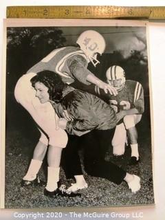 Photo: Historical: Football: College: 1964: Tulsa - early female asst. coach Jackie Stringer