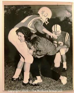 Photo: Historical: Football: College: 1964: Tulsa - early female asst. coach Jackie Stringer