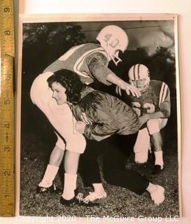 Photo: Historical: Football: College: 1964: Tulsa - early female asst. coach Jackie Stringer