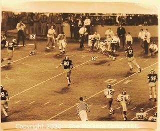 Photo: Historical: Football: College: 1967: Notre Dame vs Miami - late game scoring drive by Miami