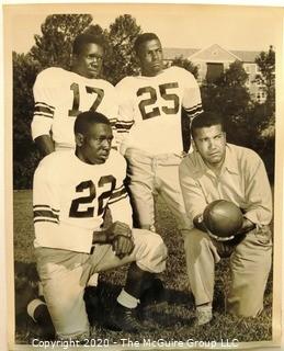 Photo: Historical: Football: College: 1950: Lincoln Co (MO) - Coach Dwight T Reed and players