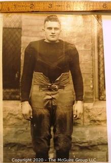 Photo: Historical: College Football: Univ of Minn: 1919: repurposed vintage photo of Arnold Oss Sr for his obituary in 1979