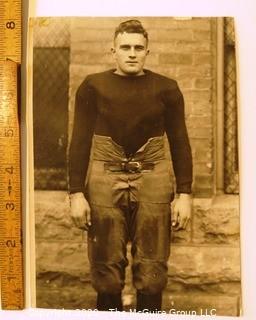 Photo: Historical: College Football: Univ of Minn: 1919: repurposed vintage photo of Arnold Oss Sr for his obituary in 1979