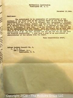 Collectible: Ephemera: 1944: Goodwill Council No. 15  Daughters of America