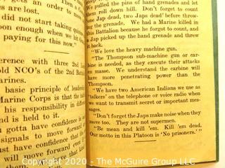 Book: Historical: Military: WWII: Fighting on Guadalcanal (restricted): with personal annotations see all photos