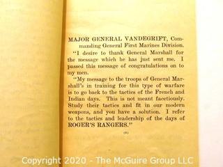 Book: Historical: Military: WWII: Fighting on Guadalcanal (restricted): with personal annotations see all photos