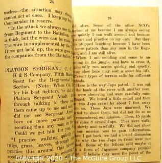 Book: Historical: Military: WWII: Fighting on Guadalcanal (restricted): with personal annotations see all photos