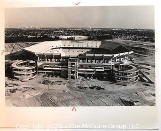 1987 Photo Series of the Construction of Dolphin "Joe Robbie" Stadium from Ground Breaking to Completion, Multiple Photographers. 