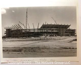 1987 Photo Series of the Construction of Dolphin "Joe Robbie" Stadium from Ground Breaking to Completion, Multiple Photographers. 