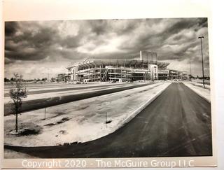 1987 Photo Series of the Construction of Dolphin "Joe Robbie" Stadium from Ground Breaking to Completion, Multiple Photographers. 