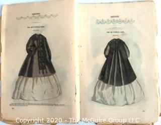 1865 Godey's Lady's Book, an American women's magazine.