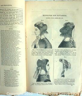 1865 Godey's Lady's Book, an American women's magazine.