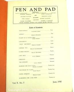 Collectible: Pamphlets: Theater programs: 1930's: Chicago IL