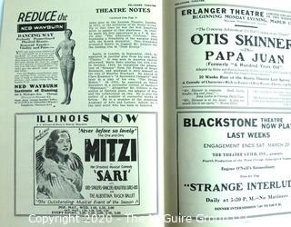 Collectible: Pamphlets: Theater programs: 1930's: Chicago IL