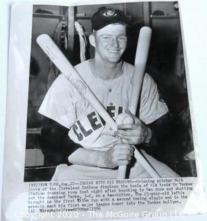 Photo: Historical: Baseball: 1956: Cleveland Indians - Pitcher Herb Score