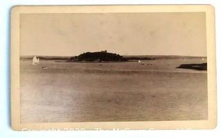 Set of Two Black and White Photos of Onset Beach, Massachusetts.