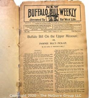 Antique 1917 Edition of New Buffalo Bill Weekly Book.